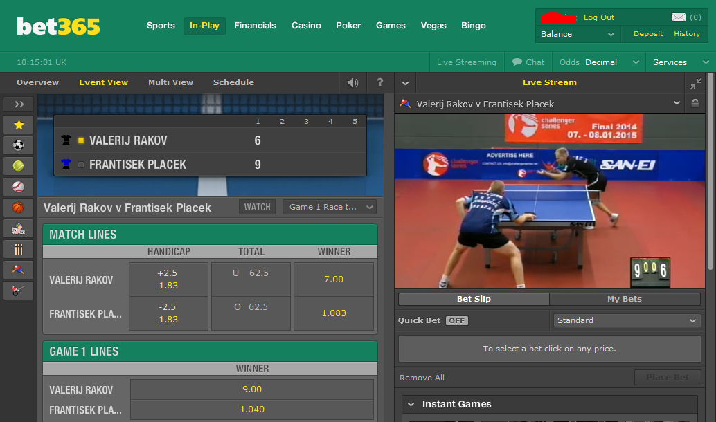 What to look at while betting on table tennis?