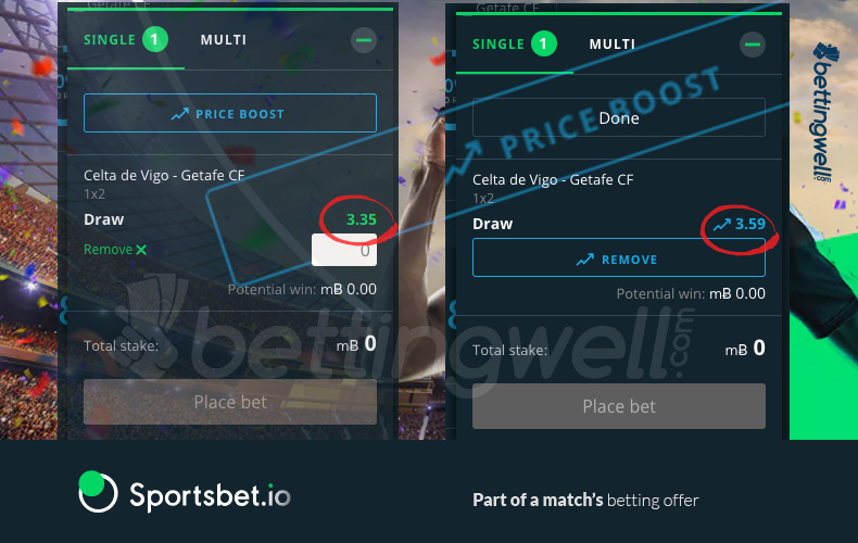 bookmaker sportsbet.io price boost promotion